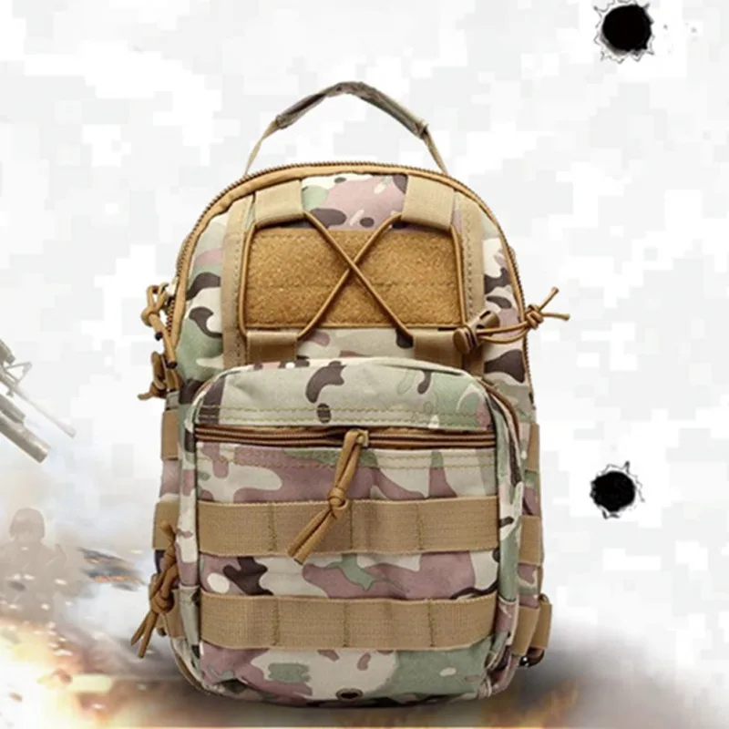 

Outdoor Sports Military Bag Climbing Shoulder Bag Tactical Chest Bag Pouch Hiking Camping Daypack Fishing Hunting Molle Backpack