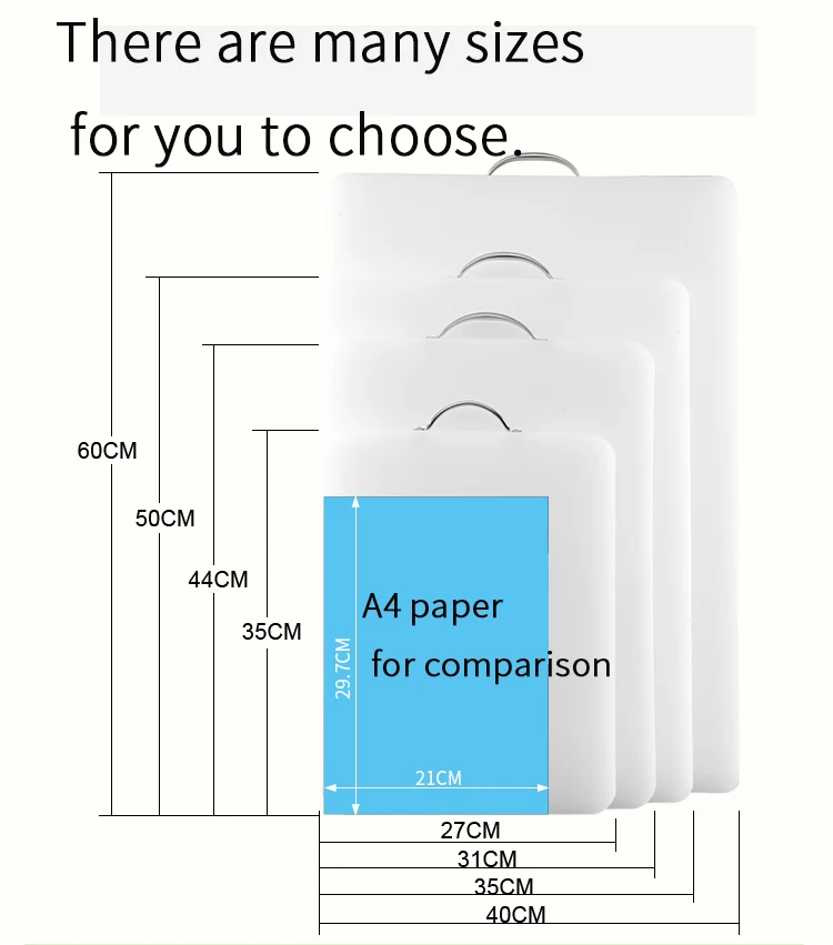 Утолщенная Бытовая разделочная доска большая разделочная доска клейкая доска пластиковая эмалированная панель занимает PE Овощной Пирс