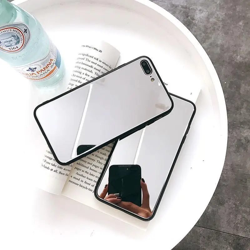 Ультратонкое Зеркало чехол для iphone 11 Pro Max чехол для телефона iphone 6 S Plus силиконовый чехол для iphone XS Max Xr X 7 8 Plus