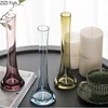 Transparent Glass Vase Creative Oblique Hydroponics Vases for Flowers Artificial Flower Floral Ornaments Desk Home Decor Modern 1