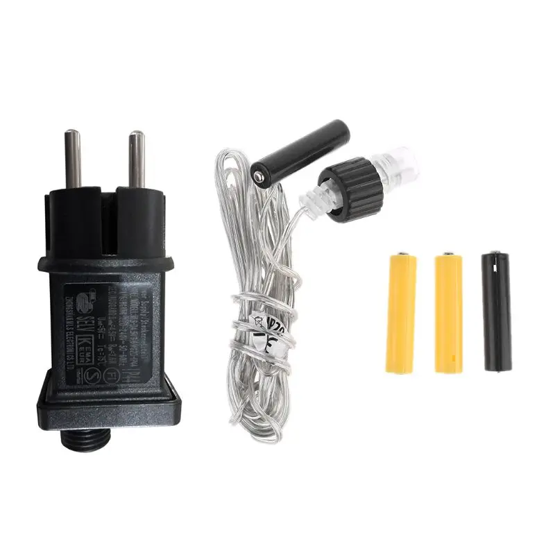 

EU Plug AA AAA Battery Eliminator Replace 2x 3x AA AAA Battery Power Supply Cable for Radio LED Light Electric Toy