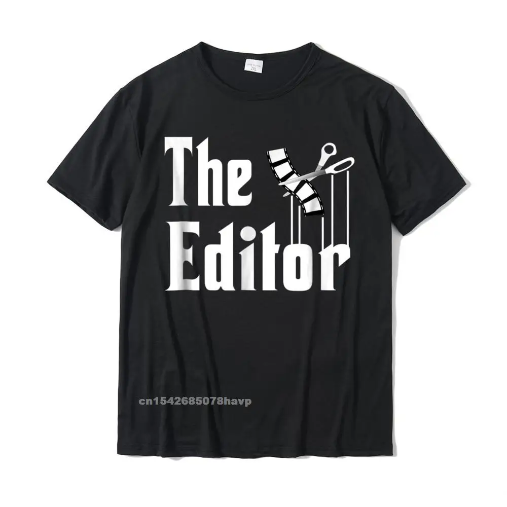 Special Mens Tees Casual Custom T-shirts 100% Cotton Short Sleeve Fitness Tight Tees O-Neck Top Quality Editor Shirt Film Editor Funny Film Editing Gift T Shirt__1836. black