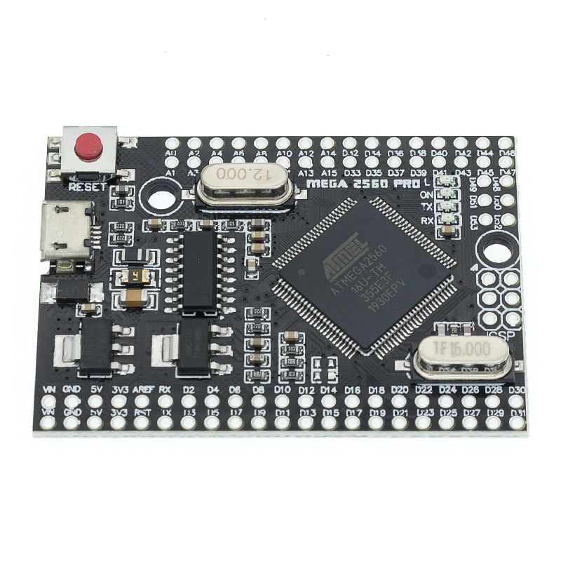 Мега 2560 PRO встраивание CH340G/ATMEGA2560 16AU чип с штыревыми соединителями совместим Arduino