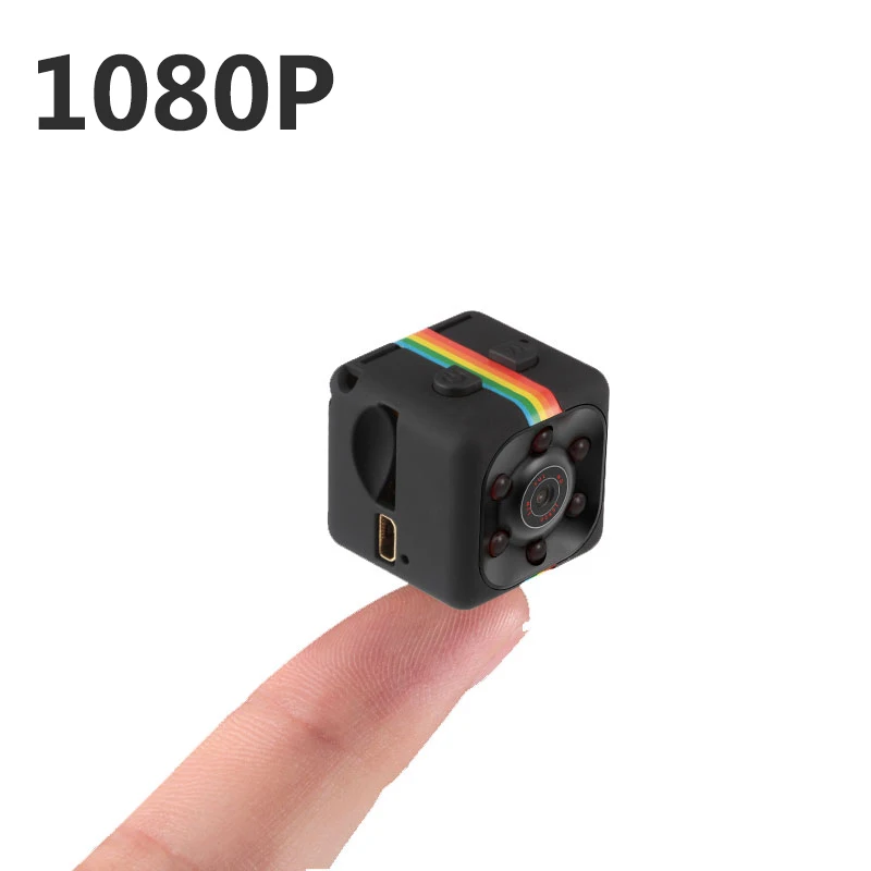 720P/1080P Camcorders Sport DV Mini Camera Sport DV Infrared Night Vision Camera Car DV Digital Video Recorder Support TF card - Цвет: Black-1080P