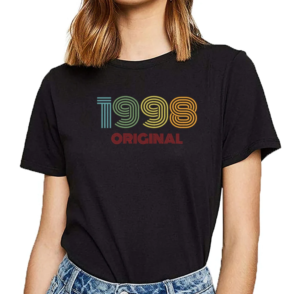 Женские топы футболка 1998 оригинал Ретро стиль 90 s на день рождения nineties летняя
