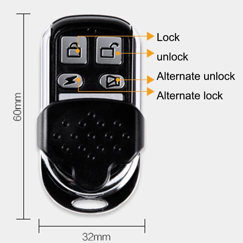 

Wireless Smart Unlock Anti-theft Electronic Remote Control Door Lock Kit UK