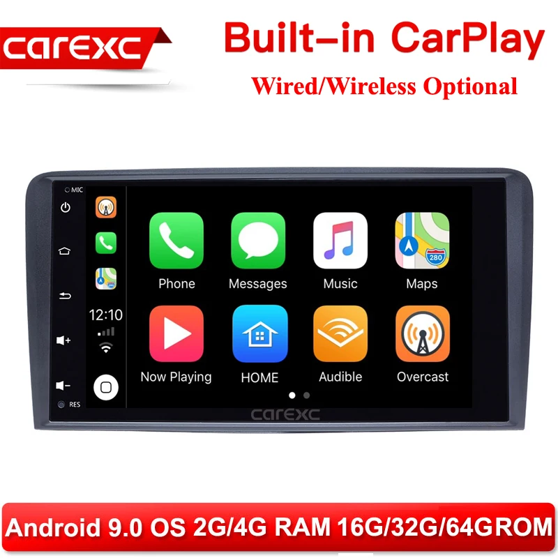 

CarExc 2 din Android 9 Car Multimedia Player head unit For Audi A3 8P S3 2003-2012 RS3 Sportback Navigation GPS Radio
