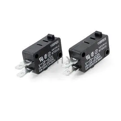 2 шт. AC DC 125 в 250 в SPDT кнопка с самовозвратом микро-переключатель нормально открыть закрыть