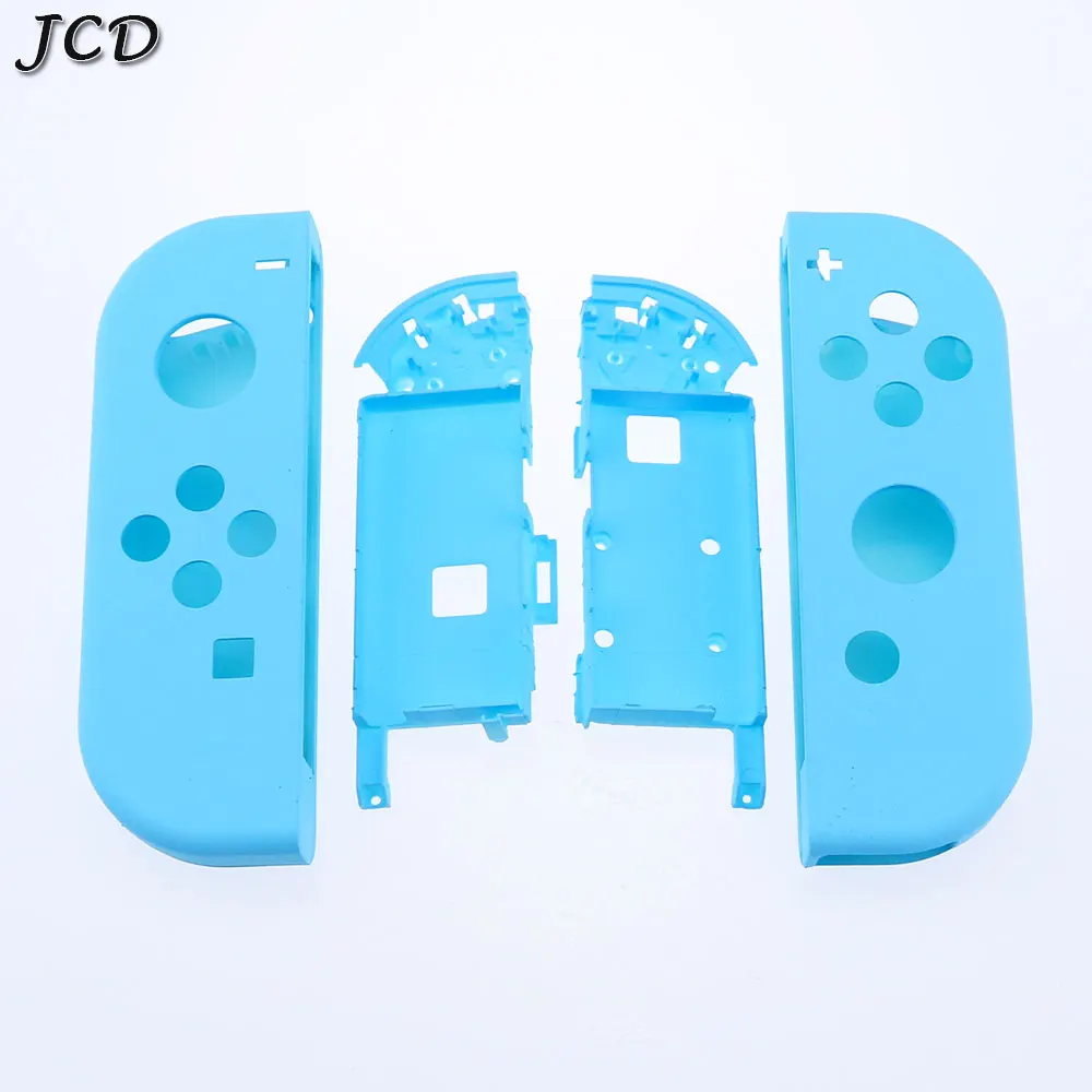 JCD пластиковый R L корпус Оболочка Чехол с батареей средняя рамка оболочка, набор кнопок для nintendo Switch NS NX Joy Con контроллер - Цвет: light blue