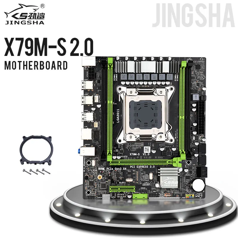 Материнская плата X79 M S 2 0 LGA2011 ATX USB2.0 PCI E NVME M.2 SSD с поддержкой памяти REG ECC и