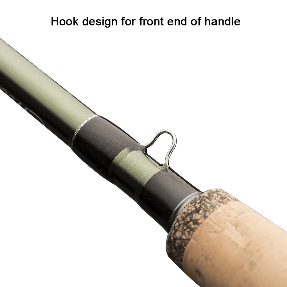 Obei Emerald  Fly Fishing Rod 8/9/10FT Light Weight Travel  Fly Rod Carbon Fiber Rod Medium Fast  4/5/6/7#Action River Fishing