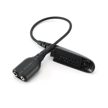 

For Motorola GP328 340 GP1280 Talkie-Walkie Adapter Cable to K 2 Pin for BAOFENG UV5R 888s Headset Mic Accessory