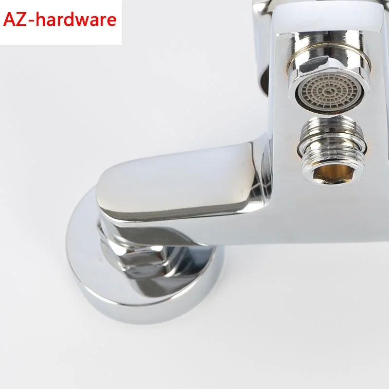 Stainless Steel Faucet Decorative Cover Increase With High Depth Triangular Valve Shower Faucet Cover 1PCS kitchen faucet accessories
