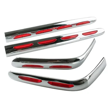 

For Honda Goldwing GL1800 2001-2011 02 03 04 05 06 07 08 09 10 Chrome Fairing Saddlebag Molding Trunk Trim Lower Set