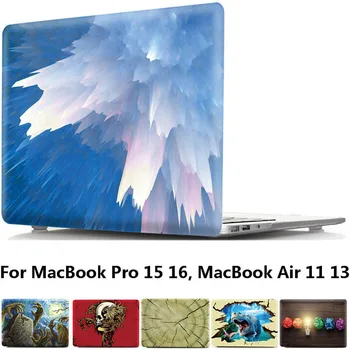 

Matte&Crystal Clear Cover For MacBook Pro 16 A2141 2019, Pro 15 A1707/1990/ A1286, Macbook Air 13 Air 11 A1370 A1465 Laptop Case