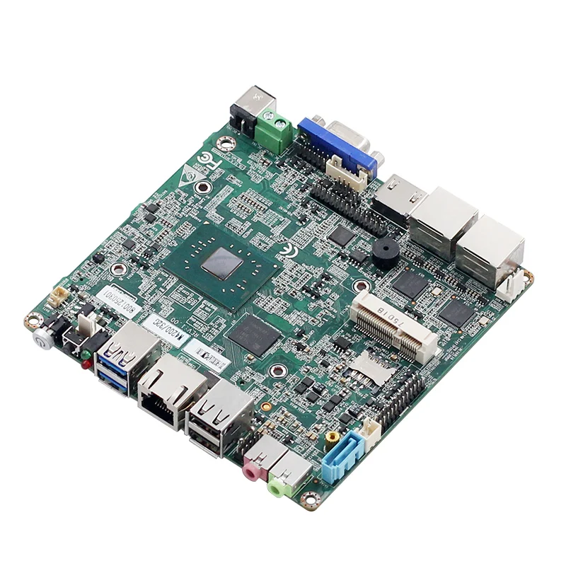 Безвентиляторная Intel Nuc nano itx материнская плата J3455 mini pc DDR3 SODIMM 204 разъем |