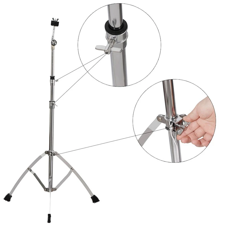 Стойка для барабана Snare Dumb Holder Cymbal triangle-bracket поддерживает все размеры Cymbal для барабанного набора перкуссия
