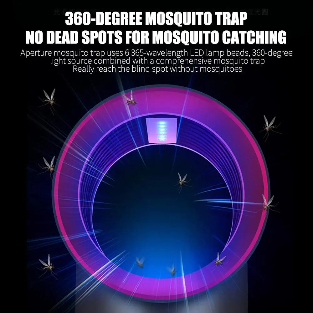 

Anti-Mosquito Lamp 6LED Desktop Fashion Mosquito Killer Mosquito Repellent USB 5w 2020 Insect Zapper Fly Pest Control