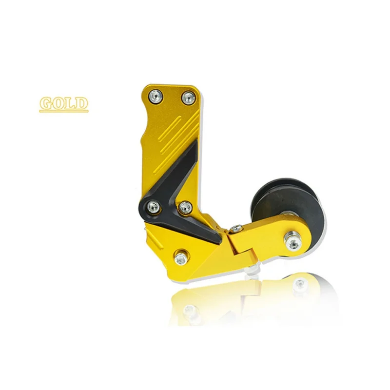 

2019 New Folding Bike Chain Tensioner CNC Aluminum Chain Guide Wheel Chain Zipper Bike Rear Derailleur