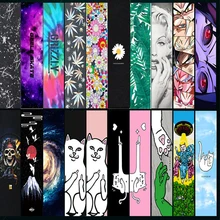 Скутер скейтборд наждачная бумага 85*24 см Griptape Longboard абразивная бумага Электрический скейтборд захват ленты наждачная бумага s