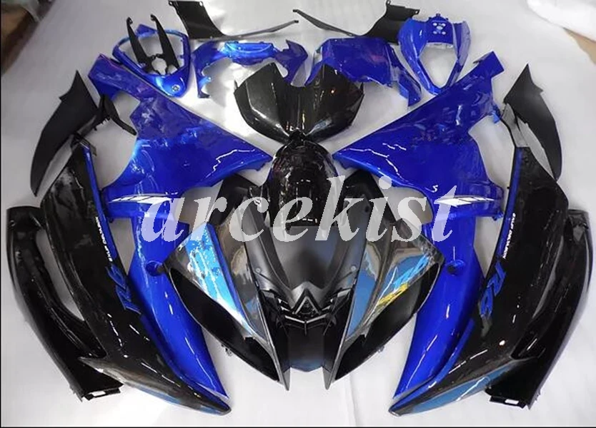 4 бесплатные подарки литьевая Форма ABS обтекатели комплект подходит для YAMAHA YZF-R6 2008- 08 09 10 11 12 13 14 15 16 комплект кузова синий