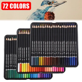 

72 Colors Wood Colored Pencils Set Oil HB Drawing Sketch For School Drawing Pencil Sketch Art Supplies