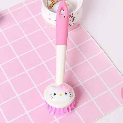 Hello Kitty sprzątanie kuchni szczotka do mycia naczyń garnek dostarcza pędzel z