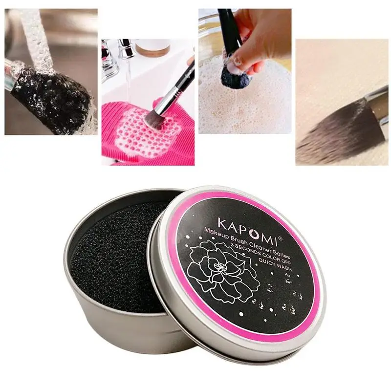 

Makeup Brushes Cleaner Sponge Powder Remover Quick Color Off From Eye Shadow Sponge Brush Tool Quick Wash Brush Cleaner