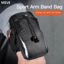 MSVII простой спортивный нарукавник сумка чехол для бега нарукавная повязка Универсальный водонепроницаемый спортивный держатель для телефона для спорта на открытом воздухе