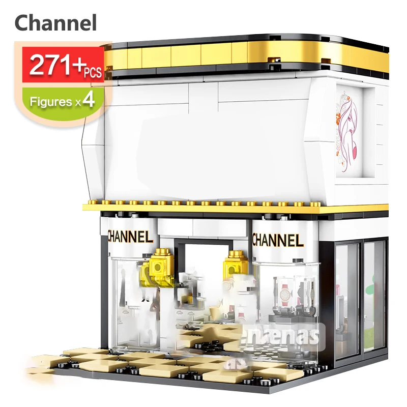 SEMBO City Street View Coffee Ice Cream Burger Shop MC Fast Food Store House Model Building Block Educationanl Toy Birthday Gift 23 H75b22ecf35d84545ab8f645fba482d80b