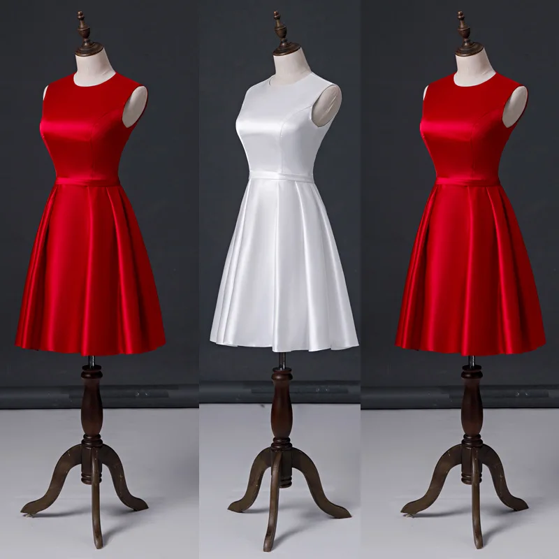 

2019 Autumn And Winter New Style Slim Fit Slimming Elegant Dress Banquet Small Short Skirt Party Evening Gown Usually Wearable W