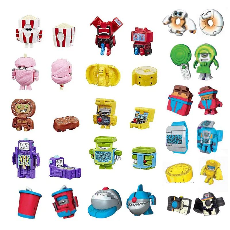Figuras de Ação Transformadores Botbots Robô Bonecas Modelo Caixa Cega Brinquedos Mini Versão q Deformação Autobots Coleção Presente 15 Transformadortransformador Robô
