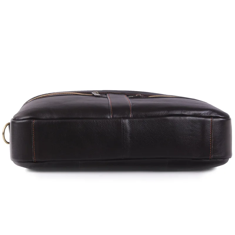 Многофункциональный мужской портфель из натуральной кожи, деловая сумка для ноутбука 15,6 дюймов, кожаная сумка для путешествий