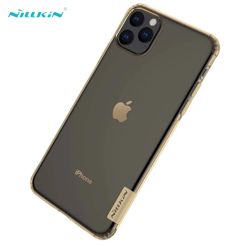 

For iPhone 11 Pro Max 2019 Case Nillkin Nature Transparent Clear Soft silicon TPU Protector cover For iPhone 11 Pro Case