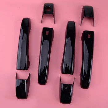 

ABS Glossy Black Door Handle Cover Trim Protector Decoration Frame Fit for Jeep Grand Cherokee 2011 2012-2020 Patriot 2007-2017