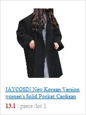 JAYCOSIN women's Elegant woolen coat long winter double-breasted jacket business casual loose solid color coat lapel 2019 new