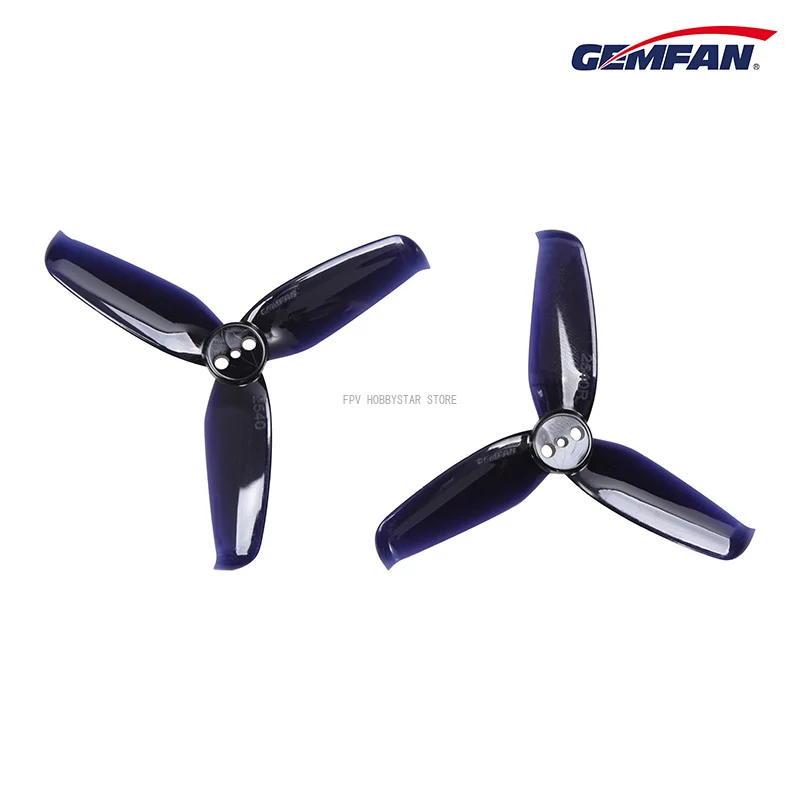 1 пара GEMFAN Flash 2540 2 5x4 5 дюймов 3 лопастный пропеллер с мм монтажным отверстием для
