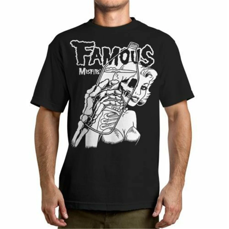 Знаменитые звезды и ремни Дарлинг футболка Misfits забавная |