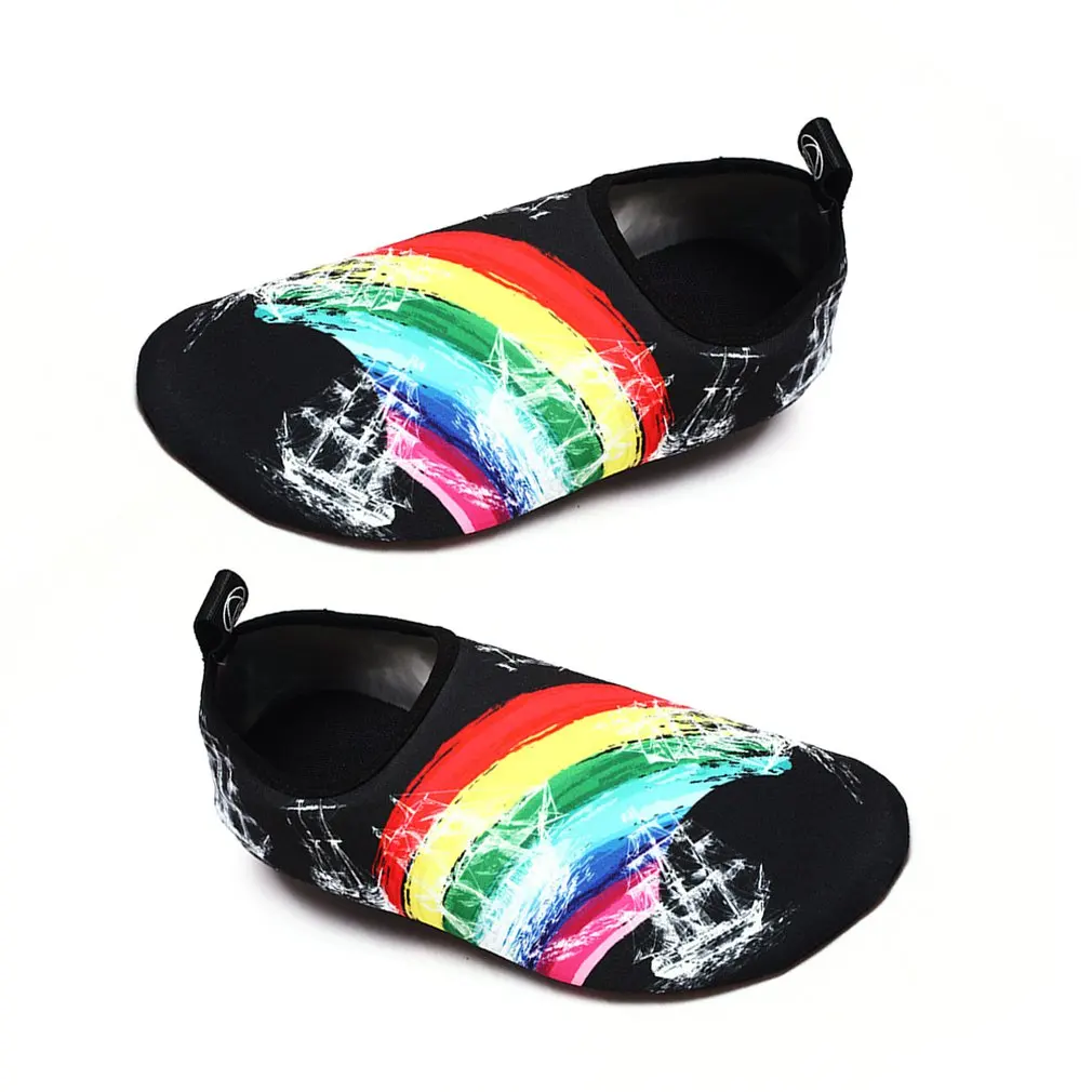 Rainbow sail Настраиваемый поставщик электроэнергии для многофункциональной обуви плавательный дайвинг обувь подводное плавание Радужная обувь быстросохнущая обувь песок - Цвет: Rainbow sail