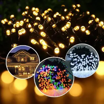 

300 LED Solar String Lights 8 Mode Fairy Lights Outdoor Waterproof Solar Garland Decoration Garden Power Christmas Lamp U8D5