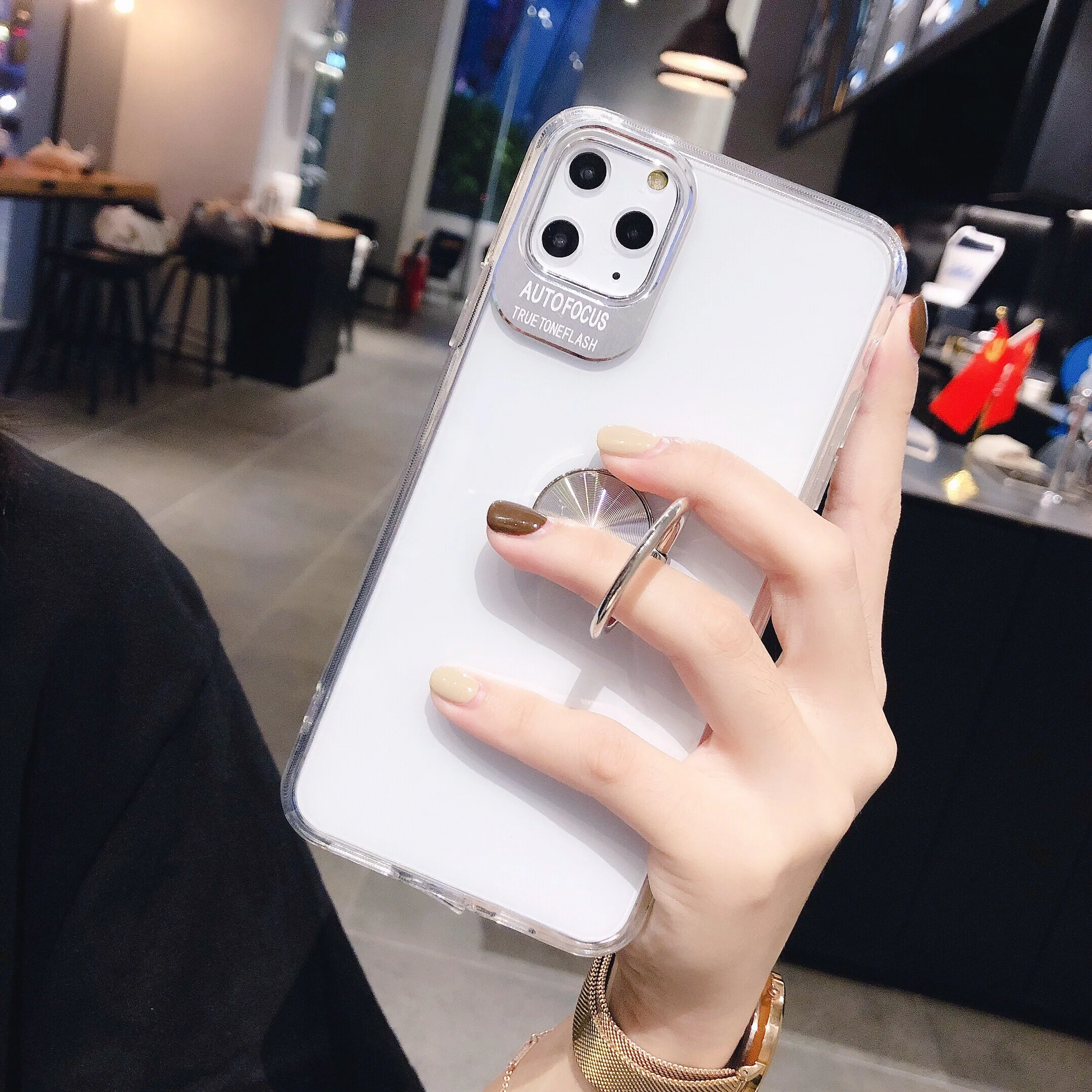 Чехол для телефона для Iphone11 Pro Max автомобильный чехол с магнитным кольцом и пряжкой для IPhone X Xr Xs Max 8 7 6 6s Plus с металлической защитой объектива