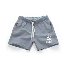Новинка, CCCP, Россия, СССР, СССР, принт, мужские шорты, 3XL, летние, мужские, s шорты, джоггеры, повседневные, мужские шорты, homme, брендовая одежда