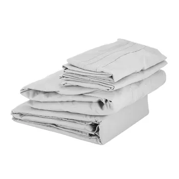 

Ergonomic Design Bedding Sheet Kit 4 Piece Extra Deep Pockets Bed Sheet Set Compact Solid Color Home Textile