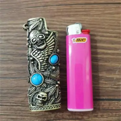 SKU-1-黄铜配白铜J3打火机