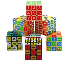 Zcube цифра стрелка 3x3x3 профессиональный магический куб быстрый ультра-Гладкий 3x3 безопасный АБС скоростной пазл кубический интеллект детские игрушки подарок
