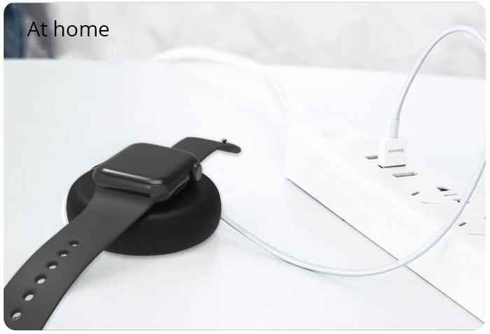 Fivetech Charging Dock for Apple Watch Wireless Charger Case Storage Stand Soft Silicone Bracket for Apple Watch 4321 Base    (7)