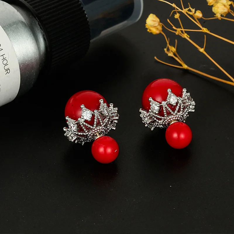 

Women 2020 Sale New Brincos Earing Brinco Earrings Needle Pearl Stud Earrings For Cross-border Supply Of Goods
