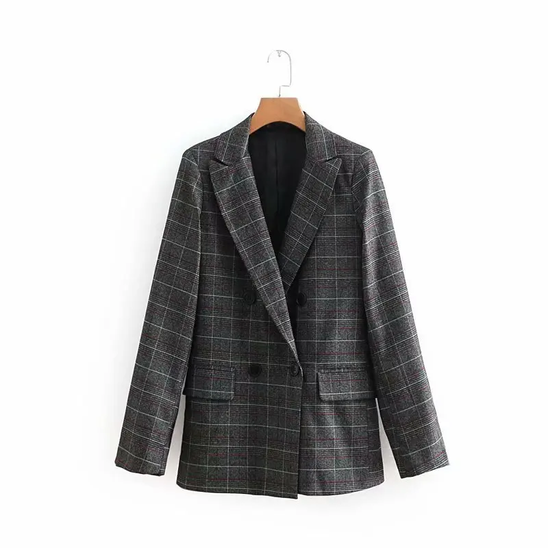 

Suit Women's 2018 Autumn Clothing New Style Europe And America Slim-Fit Pattern Suit Woolen Jacket