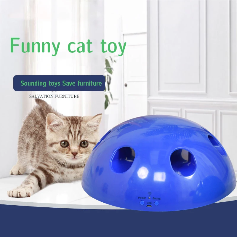 Электрическая игрушка для кошки кошачьего лотка забавная кошек мышь многофункциональная электромашинка
