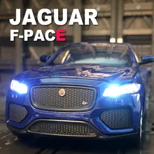 

1:32 Jaguar F-PACE SUV Alloy Car Model Diecast Metal Toy Vehicles Car Model High Simulation Sound Light Collection Kids Toy Gift